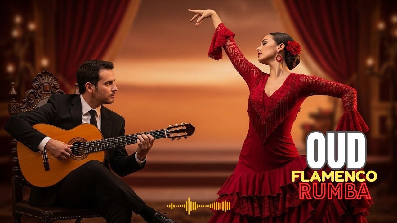 Oud Meets Flamenco Guitar 🔥 Arabic Spanish Fusion Instrumental