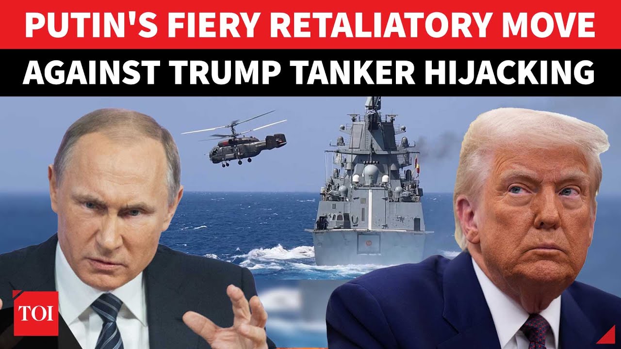 Putin Unleashes NAVY DESTROYER Against US After Trump Hijacks Russian Oil Ship In Arctic?