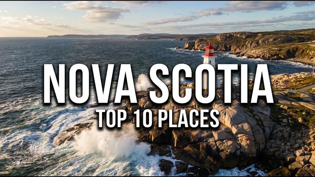 Top 10 Places to Visit in Nova Scotia 🇨🇦 | 8K Cinematic Travel Film