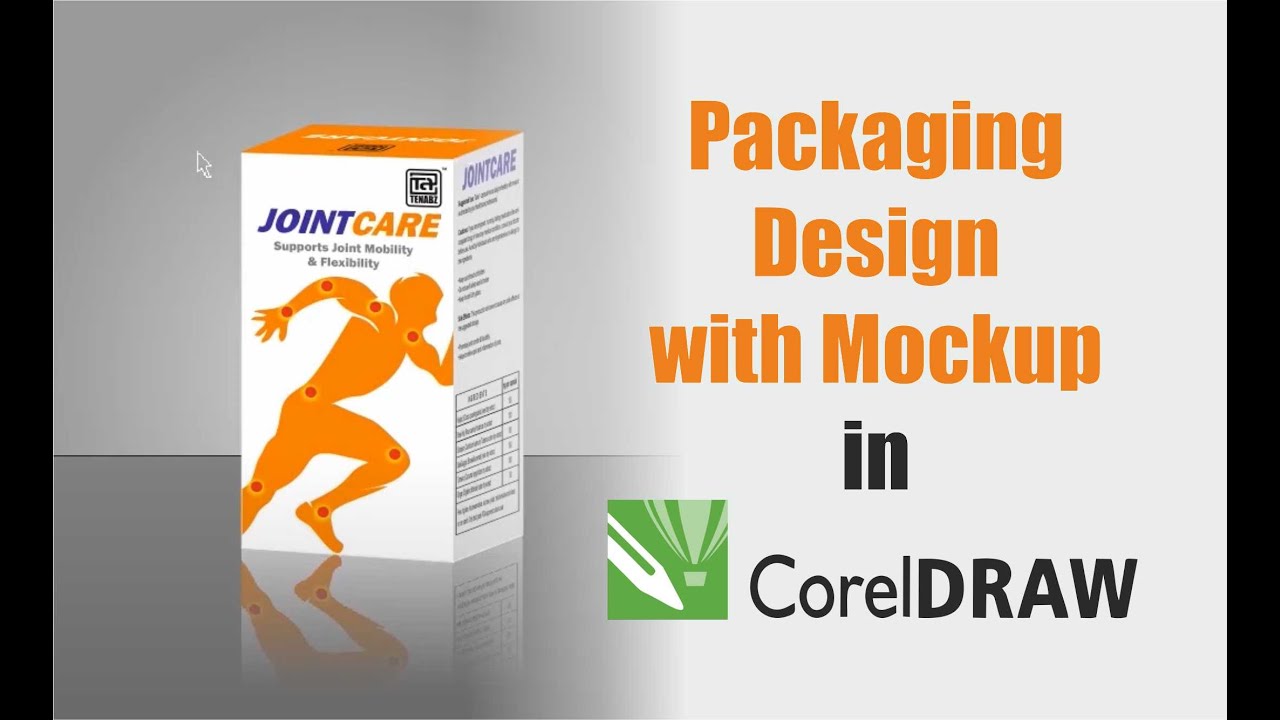 Packaging Design with Mockup in Coreldraw