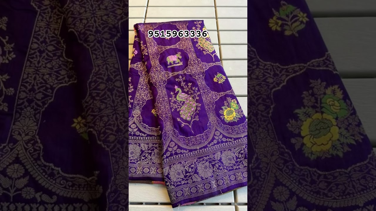 Soft banarasi matka silk sarees@1999#newcollection#trendingsarees#bestcollection#partyweqr#sareelove