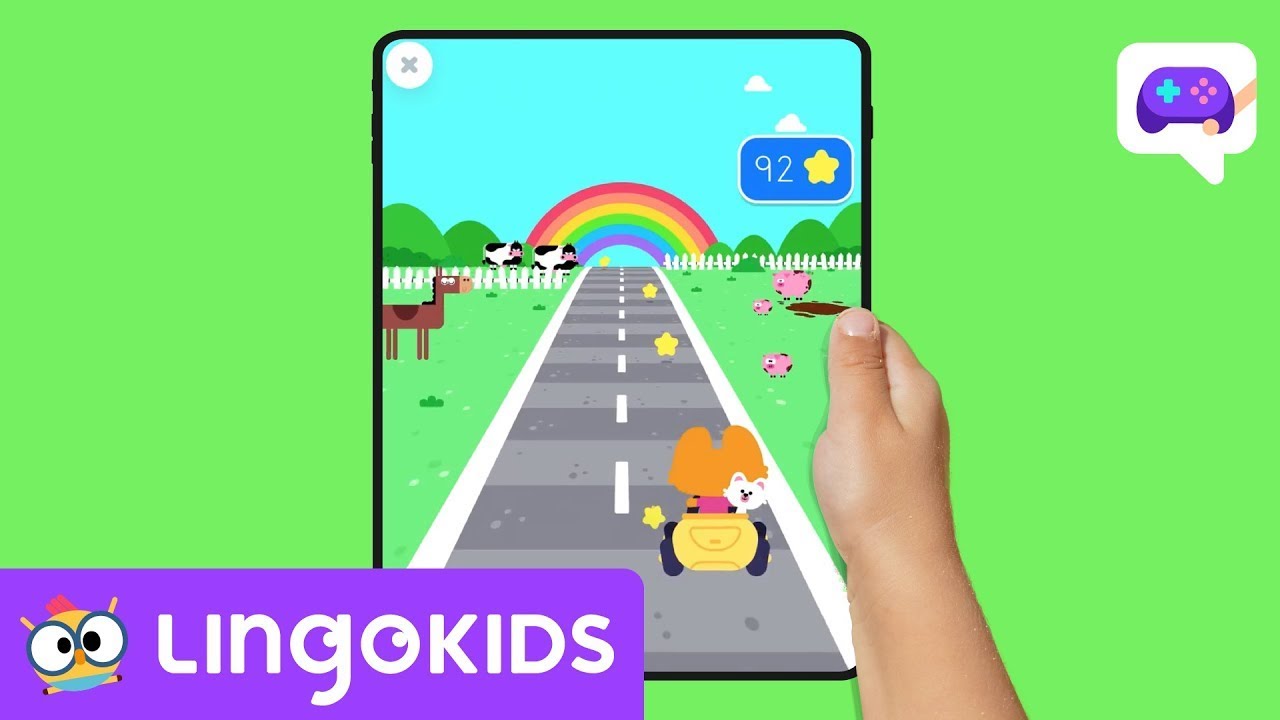 Road Quiz: DRIVING GAME for Kids 🚗🐱🛣️ | Games by Lingokids