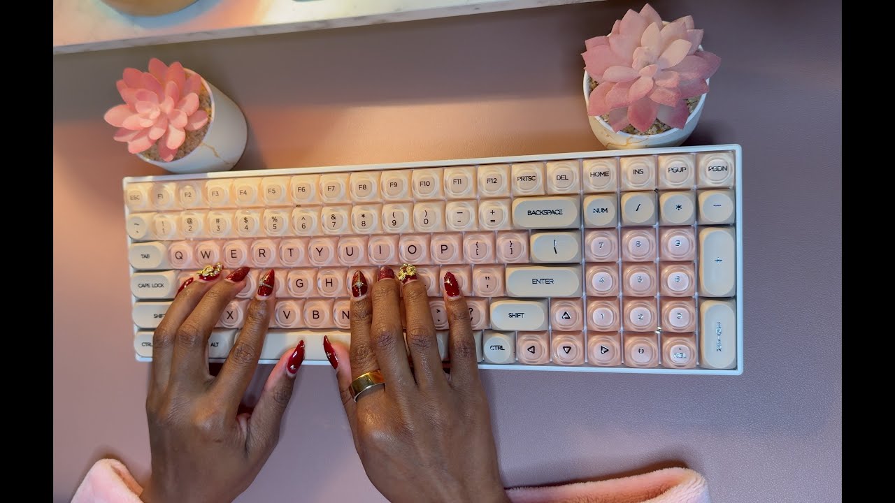 steady focus | keyboard asmr (No Talking)