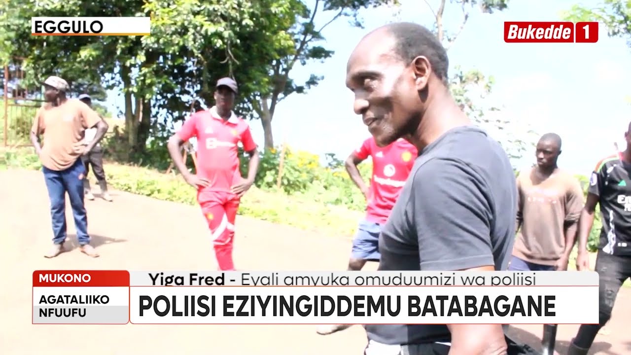 Poliisi eyingidde mu nsonga za afande Yiga eyayonoonye ekkubo erigenda ewa Zzimwe.