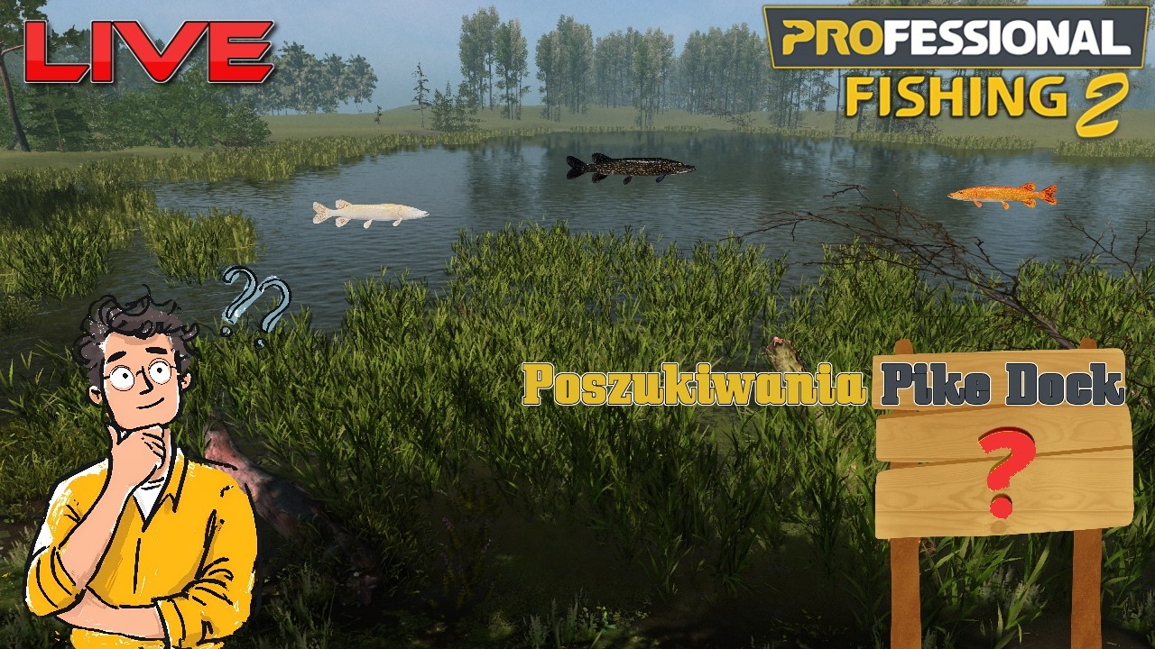 🎣 LIVE PF2 | Poszukiwania Pike Dock z widzami | REALISTIC