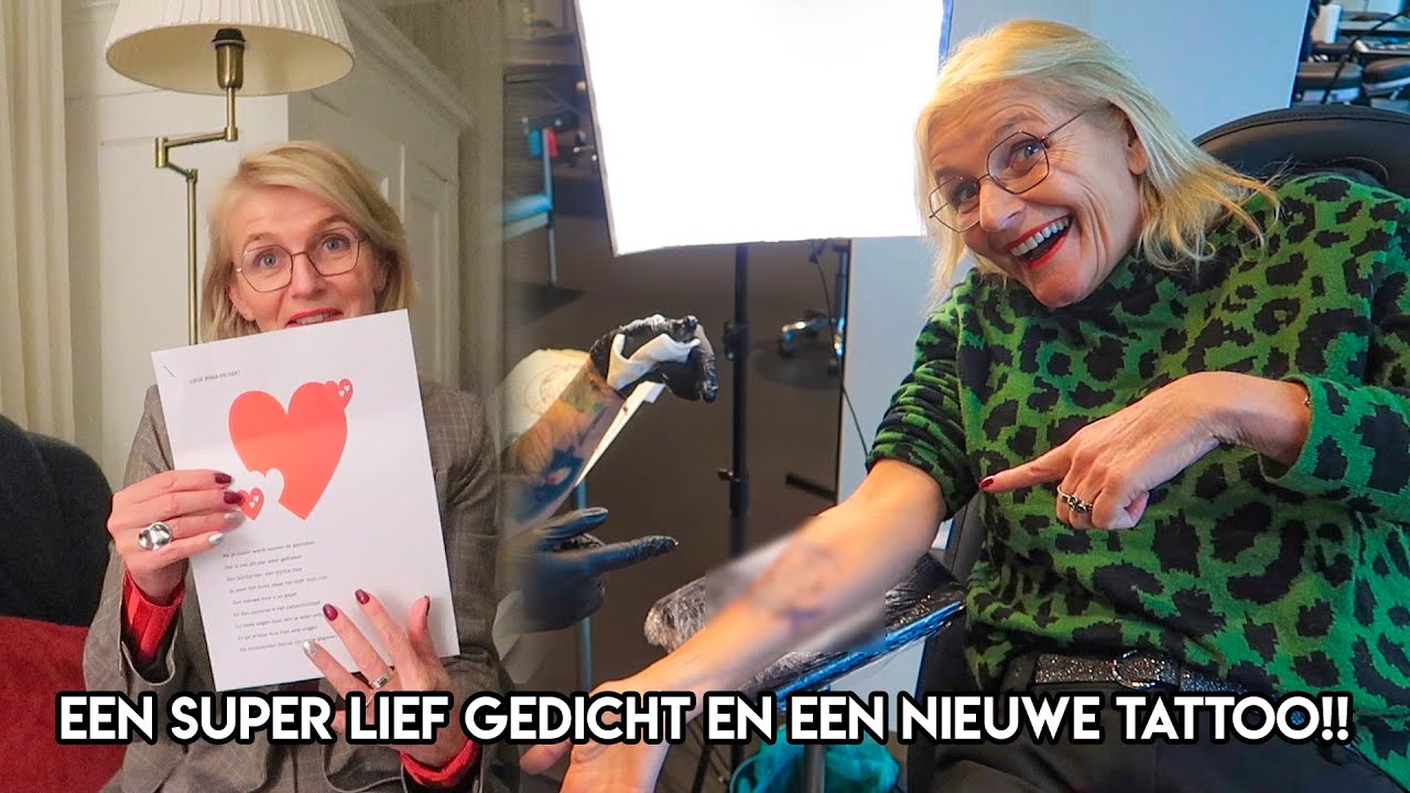 Een lief gedicht en een nieuwe tattoo!! #vlog28
