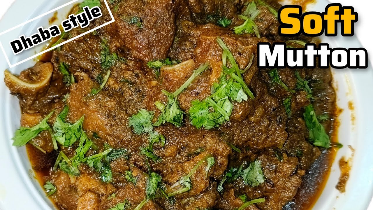 Ghar Jaisa Mutton Masala Curry 😍 | Soft & Juicy Dhaba Style Mutton