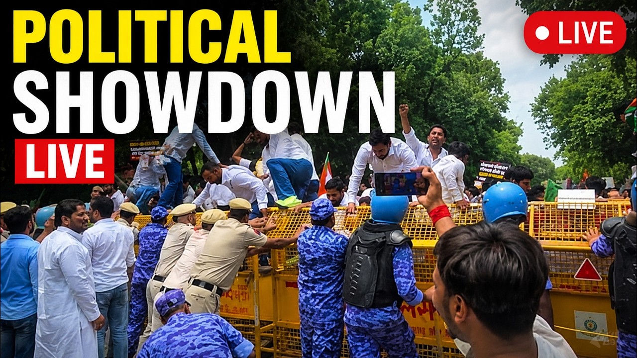 BJP vs AAP LIVE | BJP Protests Outside AAP Office | Punjab Minister Resignation Demand LIVE