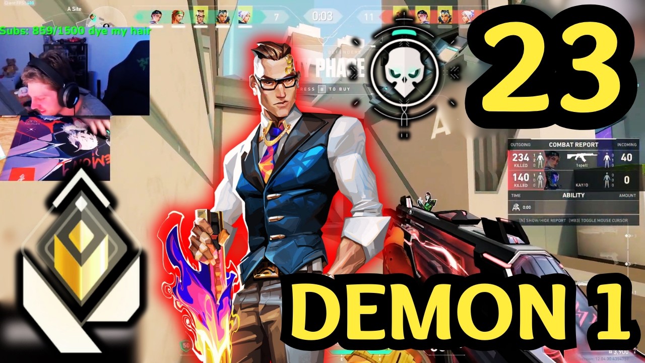 🔥 MVP LOSS! How DEMON1 Got 23 KILLS with CHAMBER on Split 🔥 Valorant VOD
