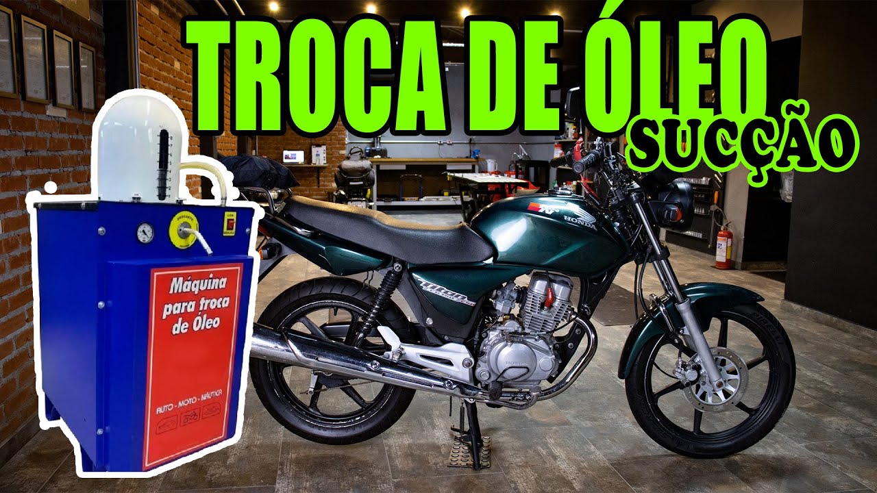 NÃO troque o óleo por sucção!