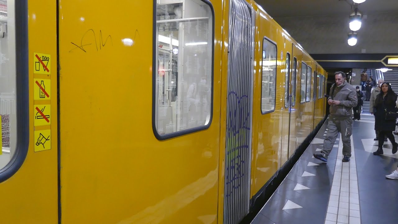 U-Bahn Berlin F84 2770/2771 mit Faltenbalg [1080p ᴴᴰ]
