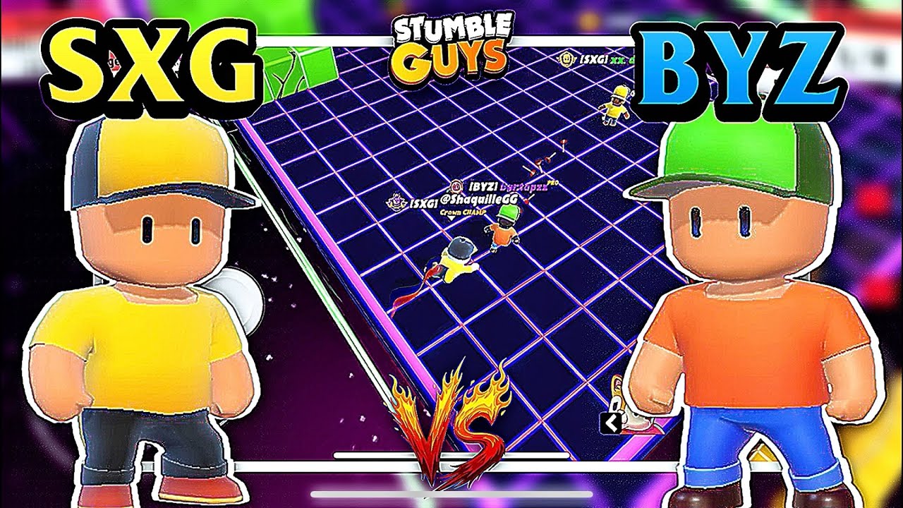 SXG VS BYZ CLAN - [ @RirinAndryani ] - Stumble Guys Indonesia