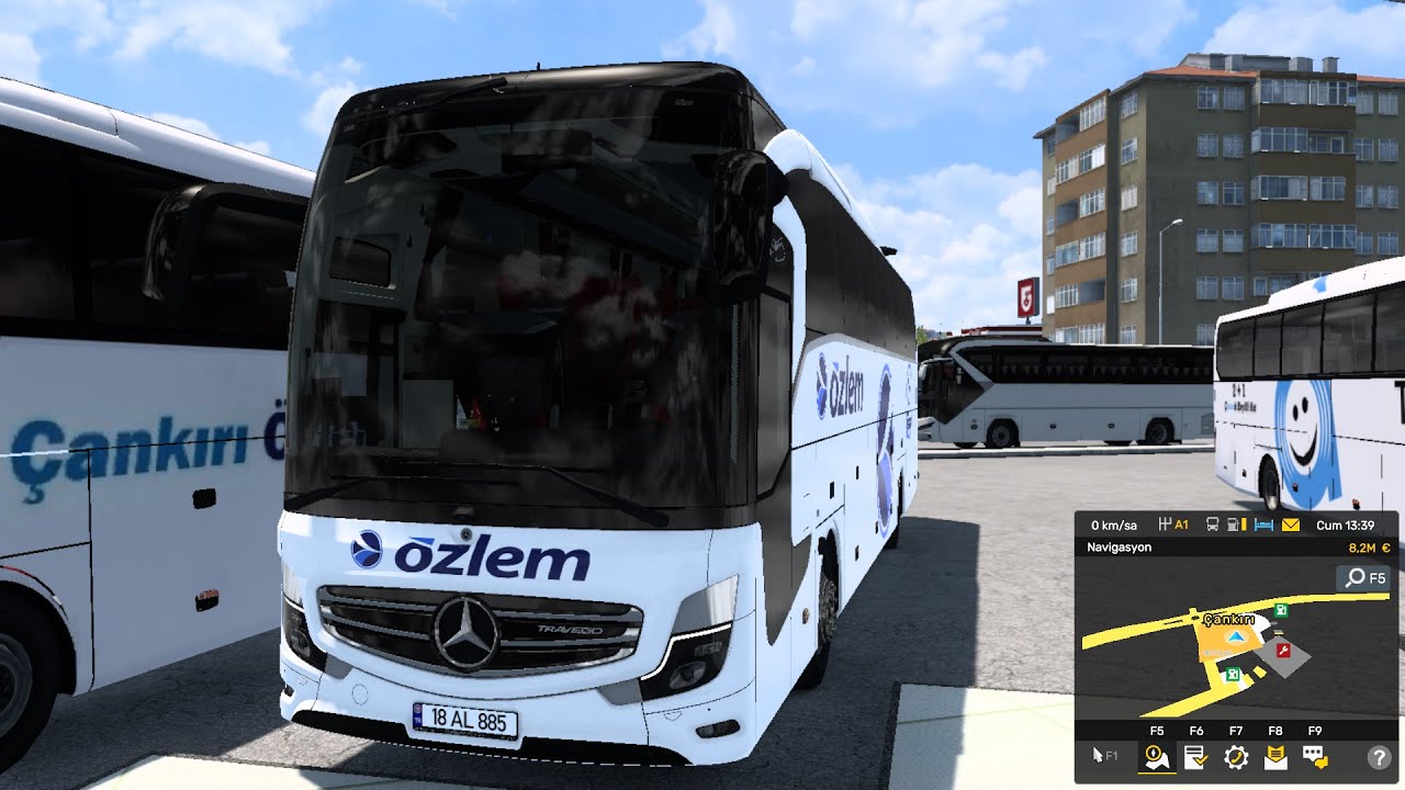ÇANKIRI'DAN ANKARA'YA KISA BİR YOLCULUK YAPTIK! #yolcudurarda #otobüs #özlemseyahat #ets2 #ets2mods