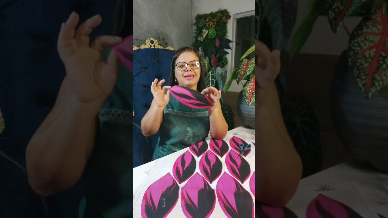 Live #Dracena Cordyline em Tecido