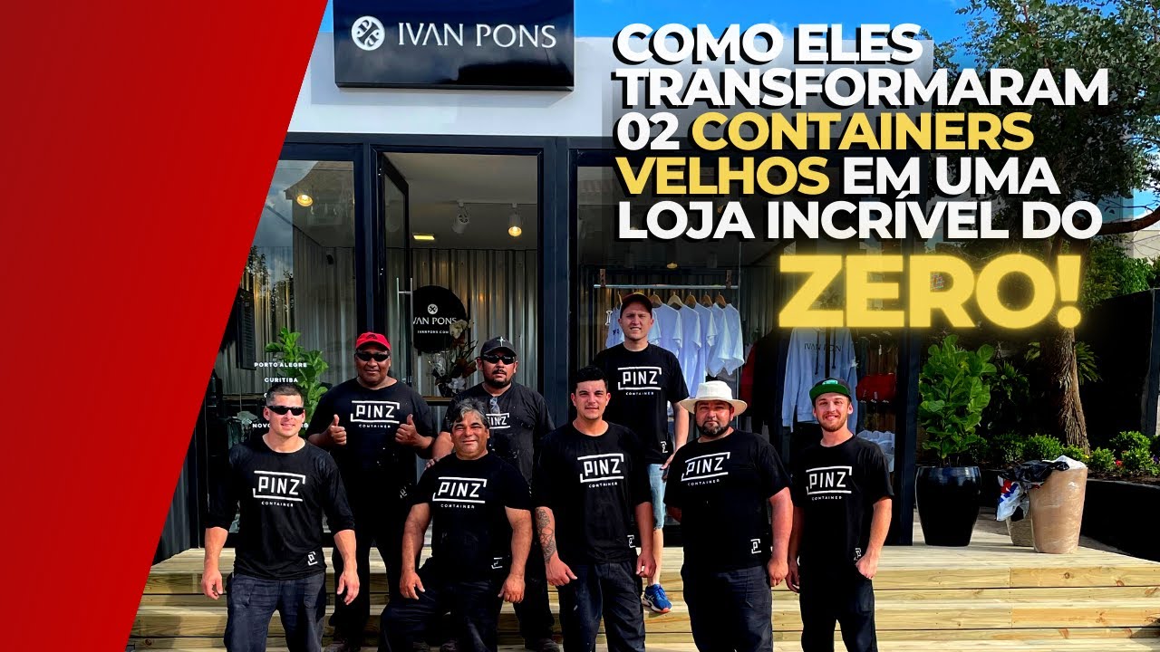 LOJA CONTAINER ALTO PADRÃO - TIMELAPSE COMENTADA - DO ALICERCE A INAUGURAÇÃO #17
