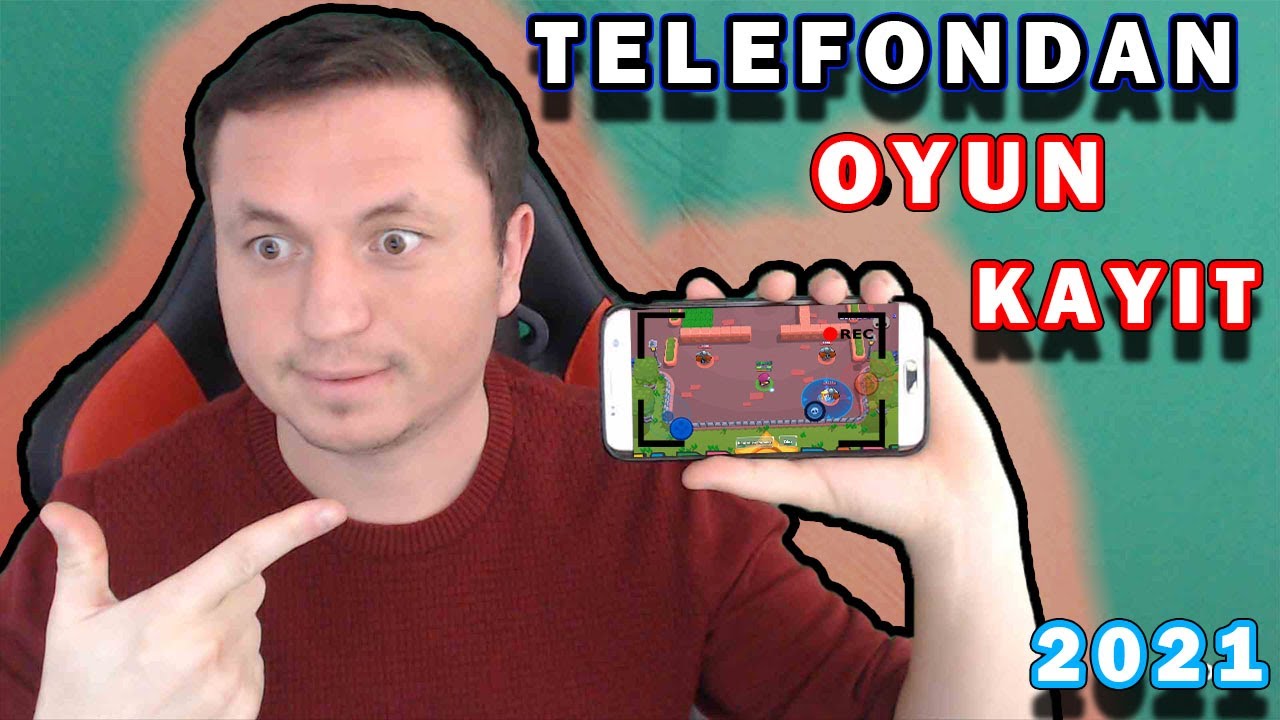 TELEFONDAN OYUN VİDEOSU ÇEKME - BRAWL STARS VİDEOSU NASIL ÇEKİLİR REKLAMSIZ 2021 ( face cam li )