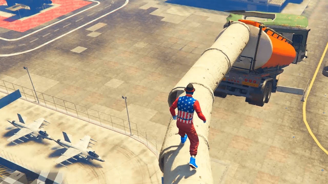 GTA 5 Online Parkour - ROUGH PARKOUR? - #246