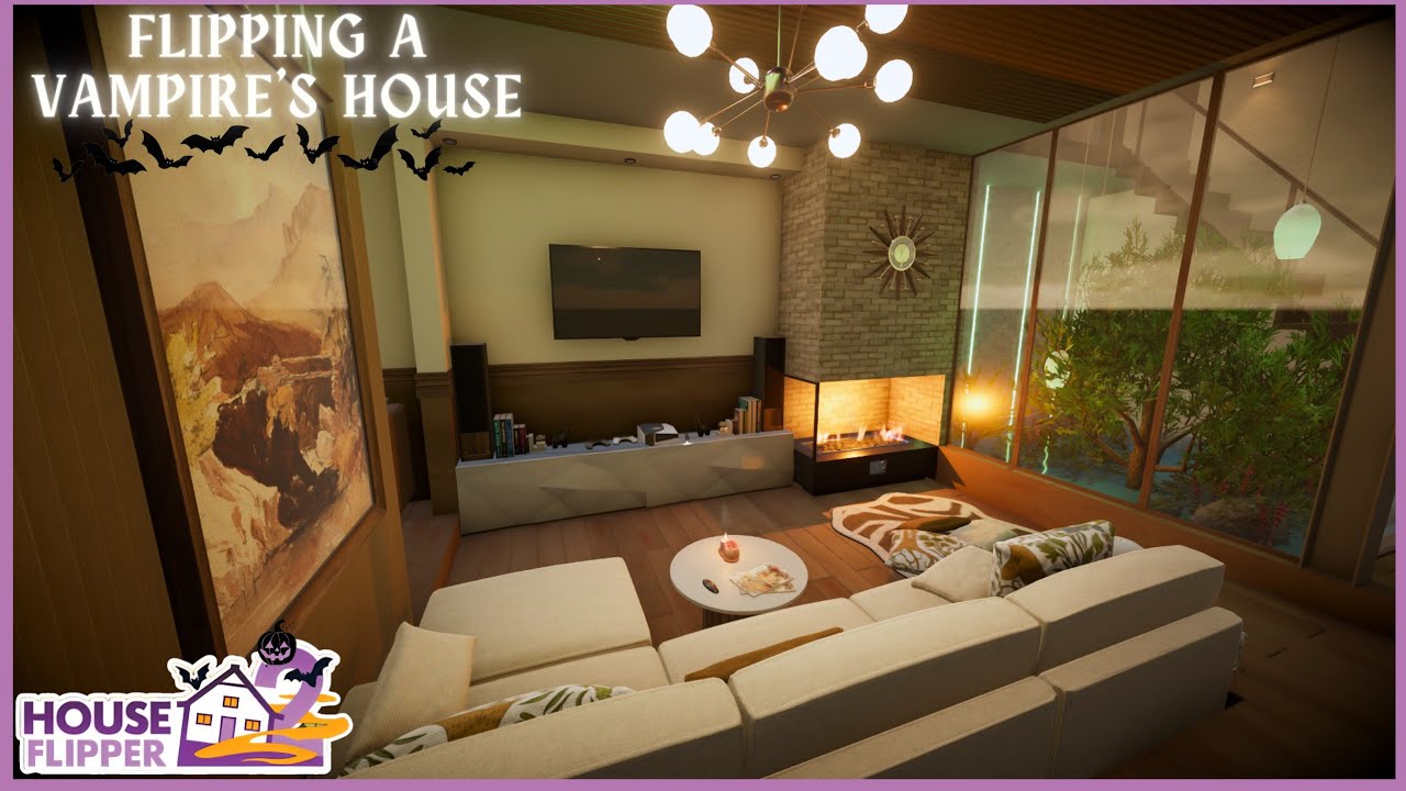 House Flipper 2 | Flipping a Vampire’s House | Scooby Doo DLC | Full Renovation & Tour