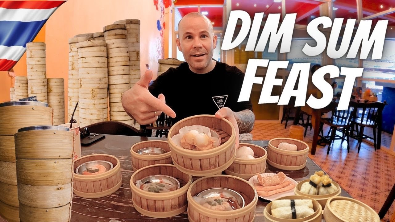 Eating some delicious FOOD IN BANGKOK 🇹🇭 Dim Sum in Bangkok Thailand