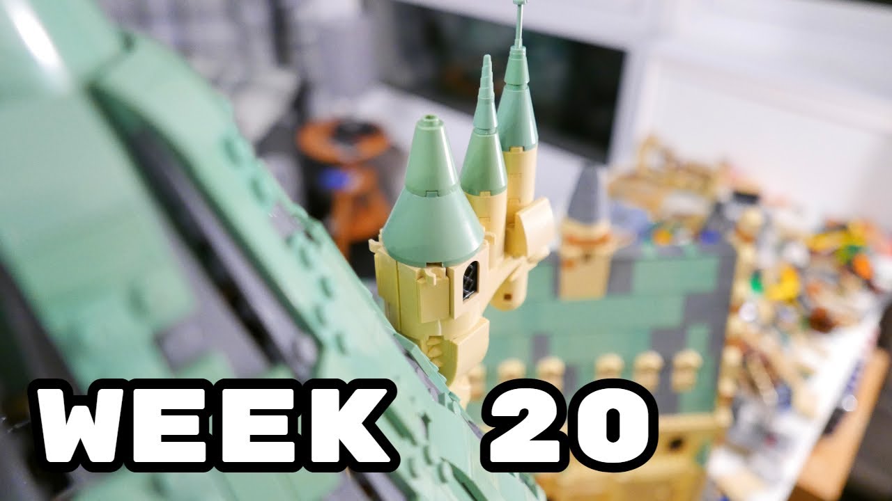 Building Hogwarts in LEGO | Week 20 - The Staircase Tower (Part Two)