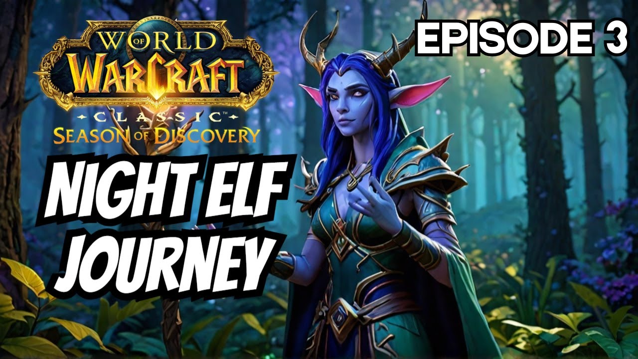 Night Elf Druid Leveling in WoW Season of Discovery | Relaxing Gameplay | Part 3