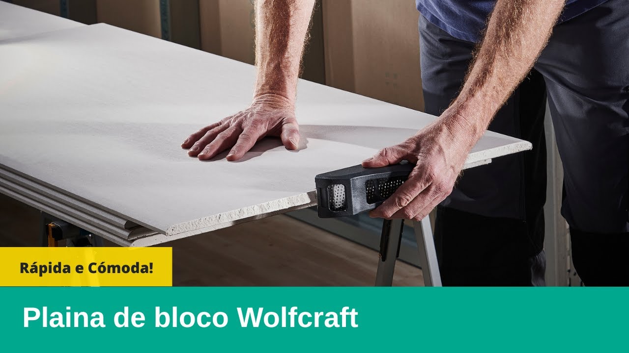 Plaina de Bloco para Gesso – Rápida e Cómoda 