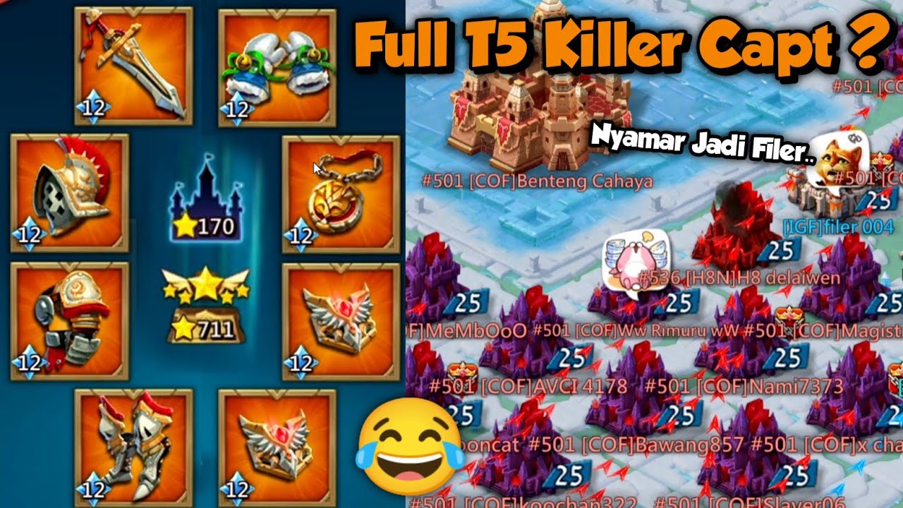 Rally Trap 50M Tanpa Buff Benteng VS Titan Rata Kanan Rinmuru Mixed Rally 1000% ATK KILLER TRAP