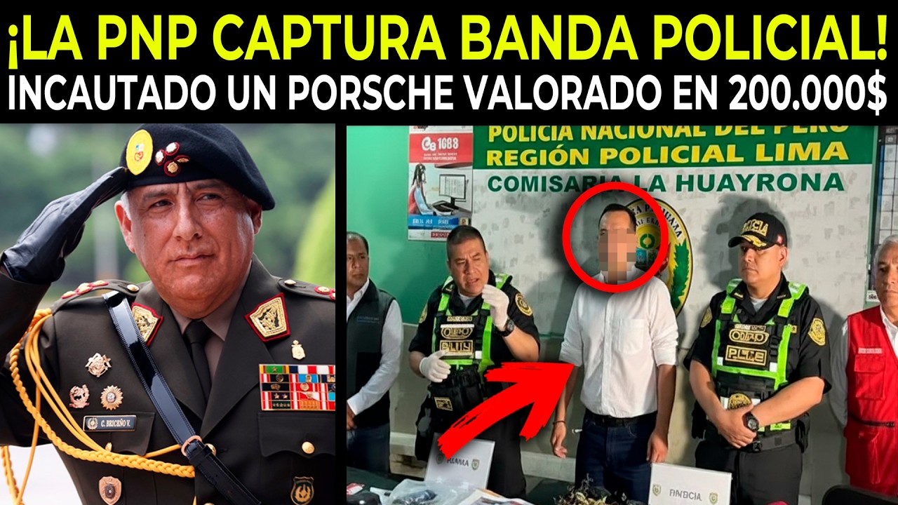 🚨¡¡ESCÁNDALO!! LA PNP CAPTURA MAFIA CRIMINAL E INCAUTA UN PORSCHE DE ALTA GAMA EN LA ZONA DE LURÍN