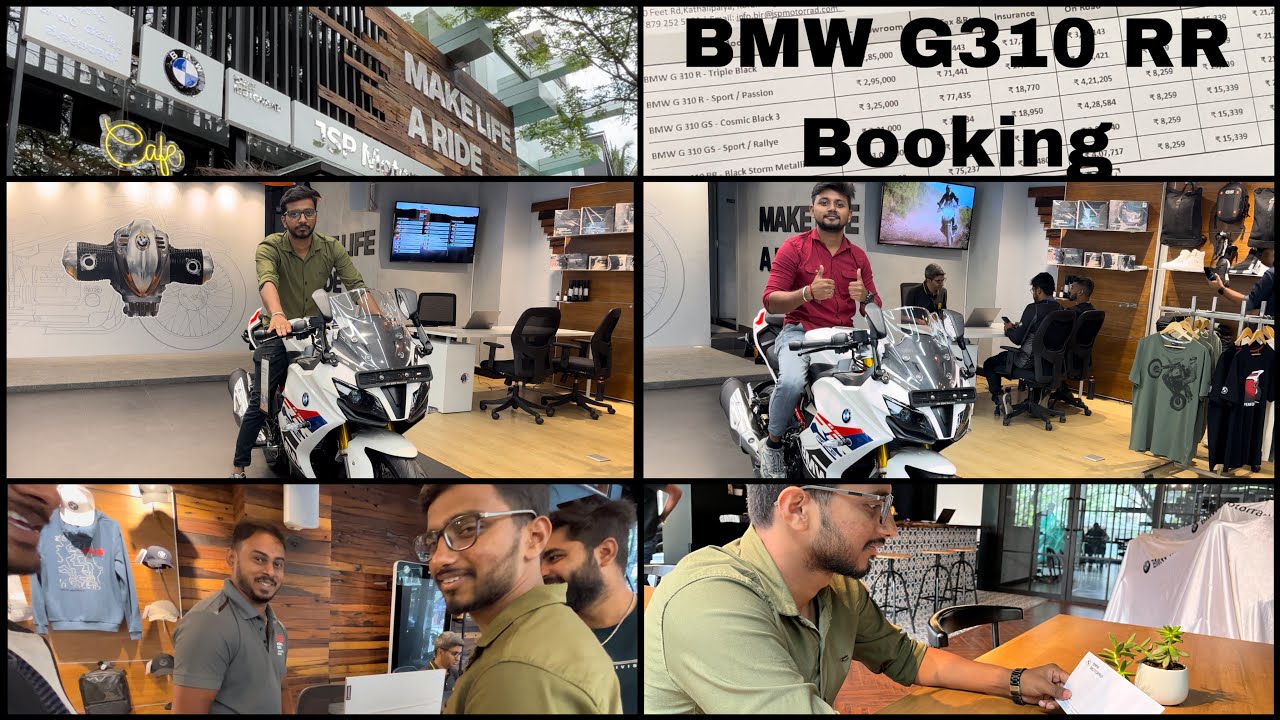 BMW G310RR FINALLY BOOKED BY MY FRIEND🤍//JSP MOTORED BENGALURU//002