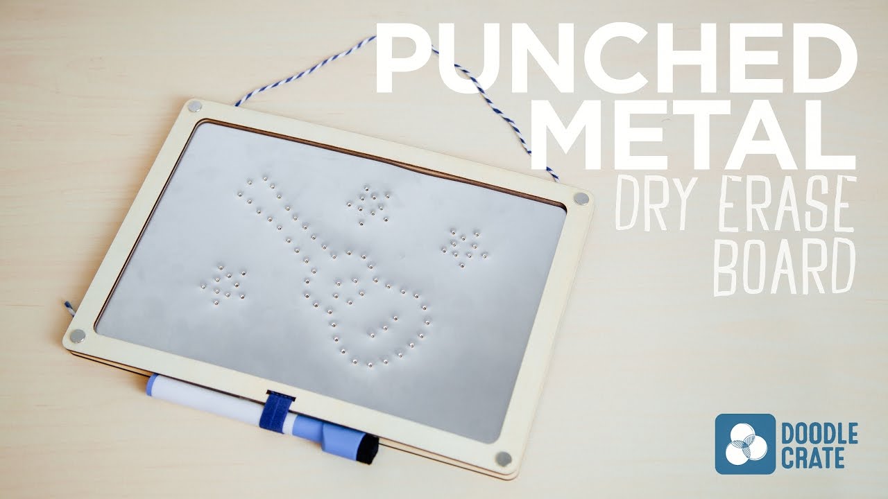 Punched Metal Dry Erase Board