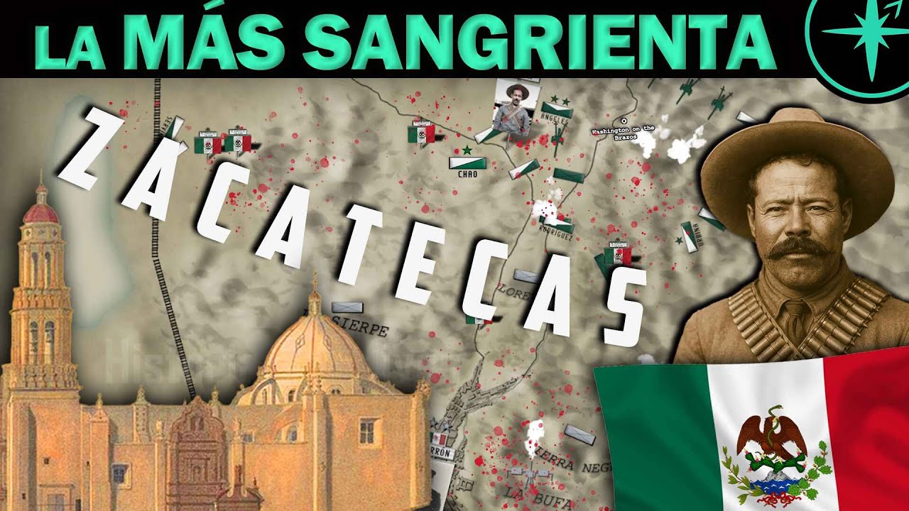 🇲🇽🩸La Toma de Zacatecas - 23 de junio de 1914 ( Recreación animada )