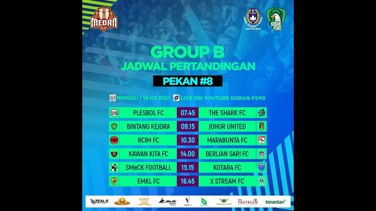 MEDAN COMMUNITY LEAGUE : PLESBOL FC vs THE SHARK FC
