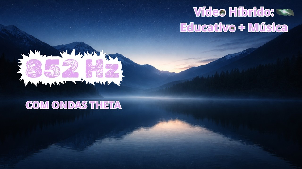 852 Hz – Clareza Mental, Intuição e Decisões Conscientes (Com Theta Sutil)
