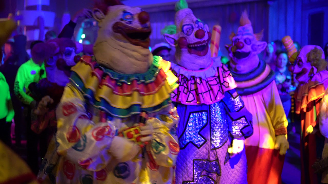 HHN28 Orlando Killer Klowns from Outer Space final epic dance party! Final moments