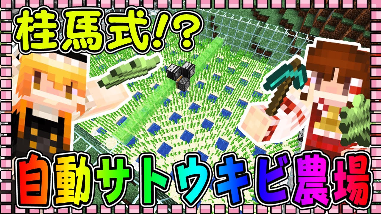【ぽこくらシーズン2#20】100％回収！全自動サトウキビ畑が完成！！【マインクラフト】ゆっくり実況プレイ