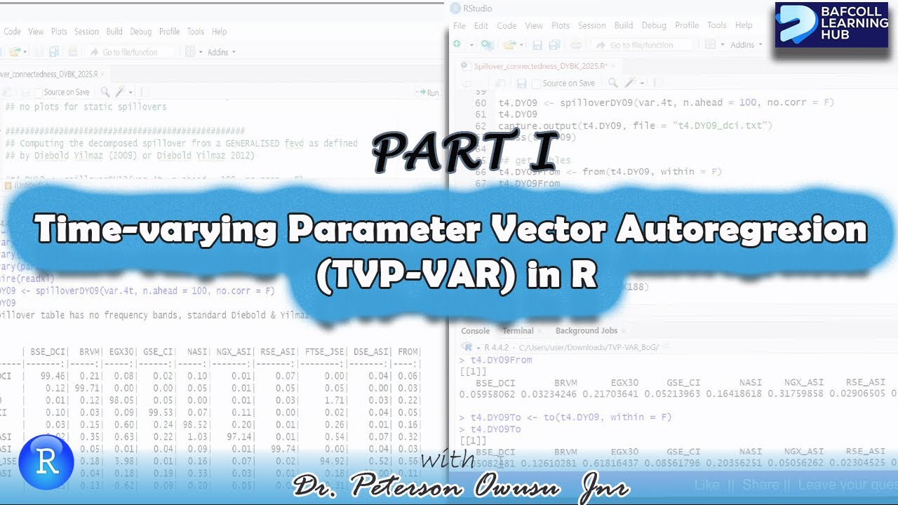 Estimating TVP-VAR Model in RStudio | Detailed Interpretation & Q&A