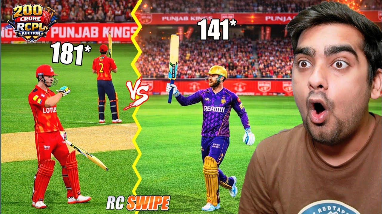 Brevis 181* Vs Head 141* KKR Vs PBKS IPL Auction 2026 RC Swipe (Hardcore Dynamic)