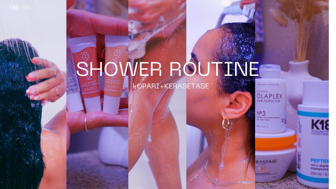 shower routine selfcare trying Kopari beauty care