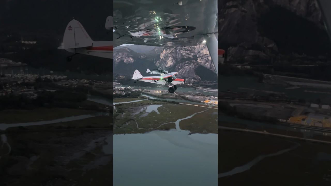 Bush planes over Squamish