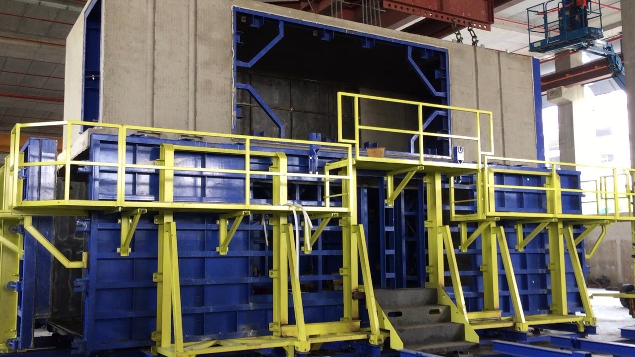 MOULES MODULAIRES POUR ÉLÉMENTS 3D PRÉFABRIQUES