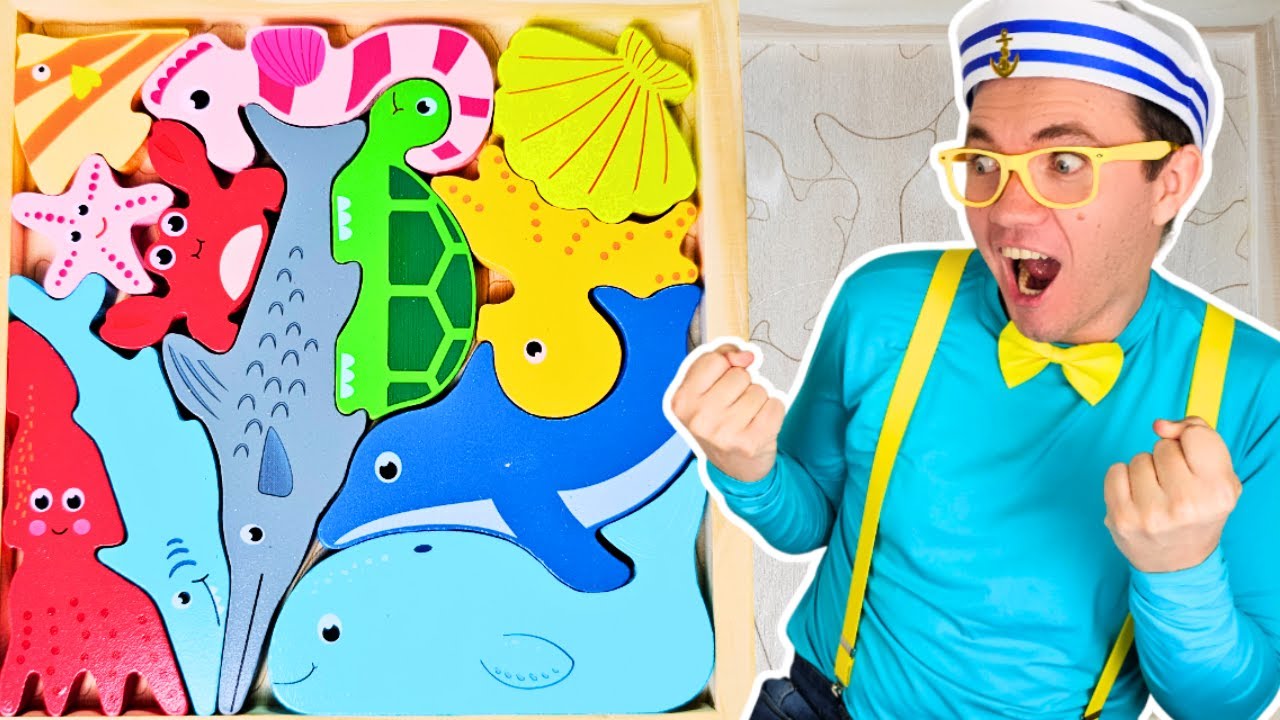Luppi e o Quebra-Cabeça Mágico dos Animais Marinhos