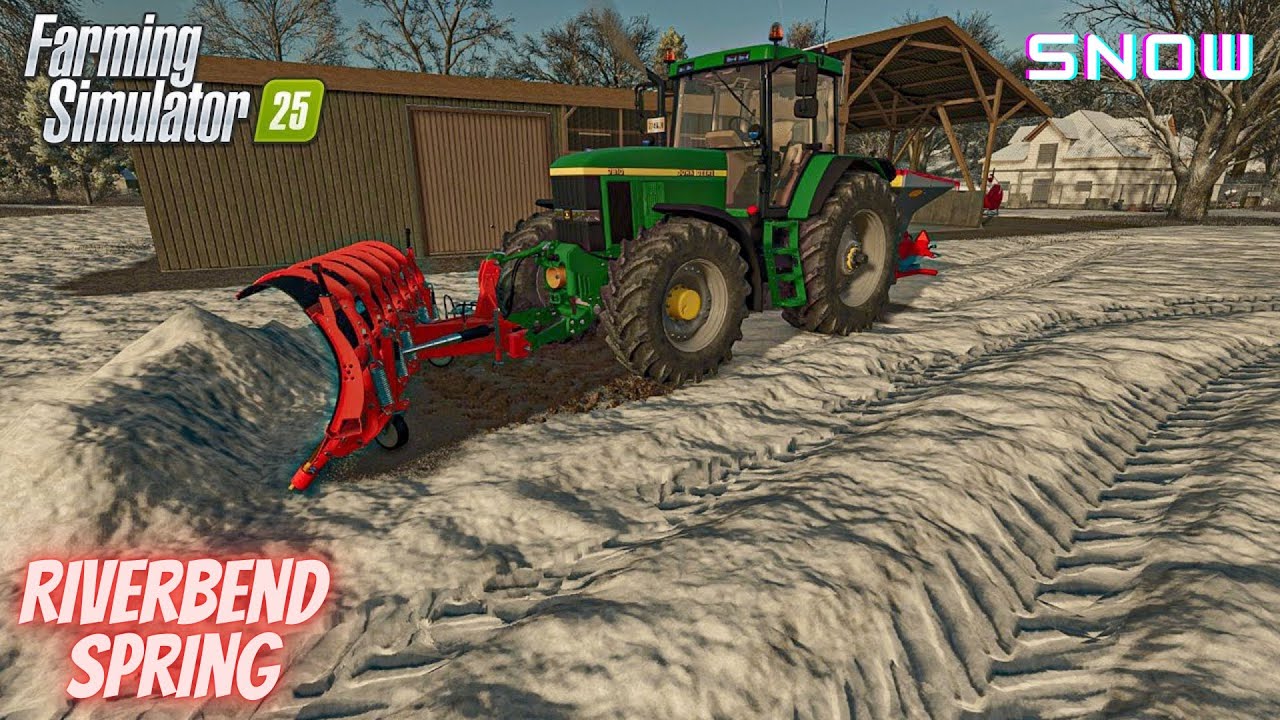 Snow Farming Live ❄️🚜 | Clearing Snow, Rolling Fields & Weeding | “Join In, I’m Freezing!” | FS25