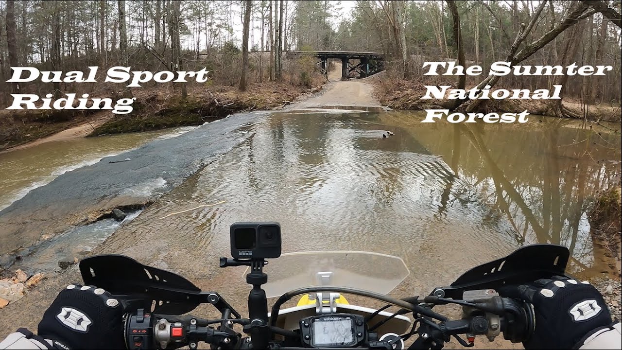 Dual sport ride in the Sumter National Forest, Whitmire, SC