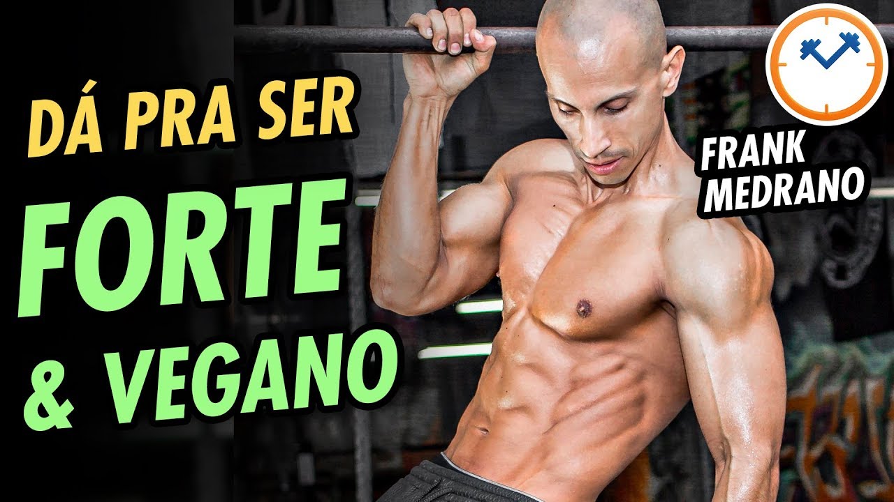 Como GANHAR MÚSCULO Sendo VEGANO (ou a Rotina do Frank Medrano) | Papo na Pia nº55