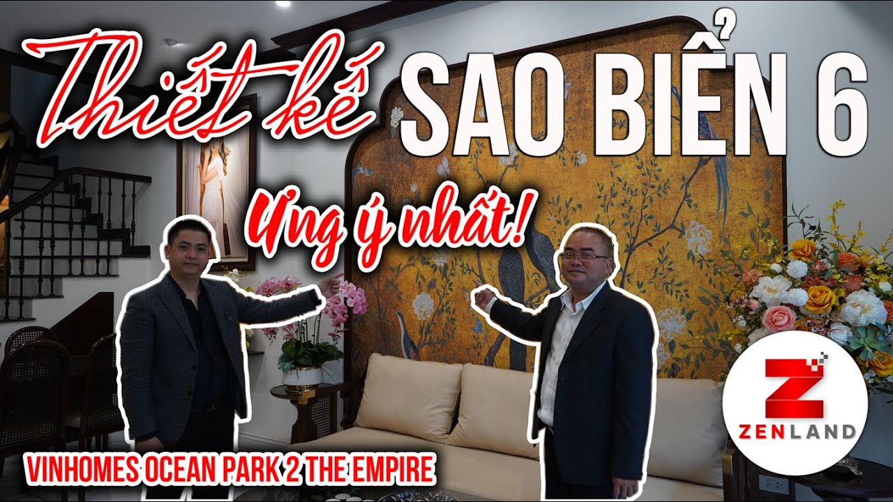 LIỀN KỀ SAO BIỂN 6 Vinhomes Ocean Park 2 có Thiết Kế ưng ý tất cả các Ông Bố vợ khó tính nhất