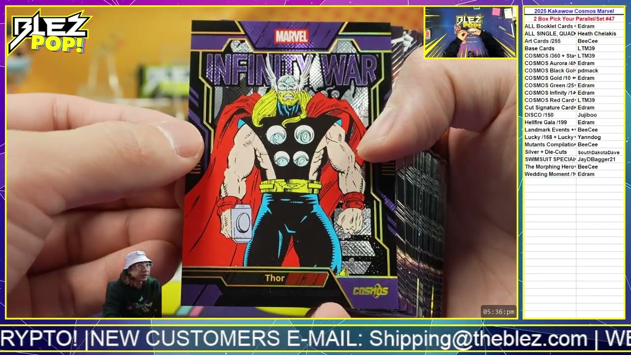 2025 Kakawow Cosmos Marvel 2 Box BREAK Pick Your Parallel Set #47