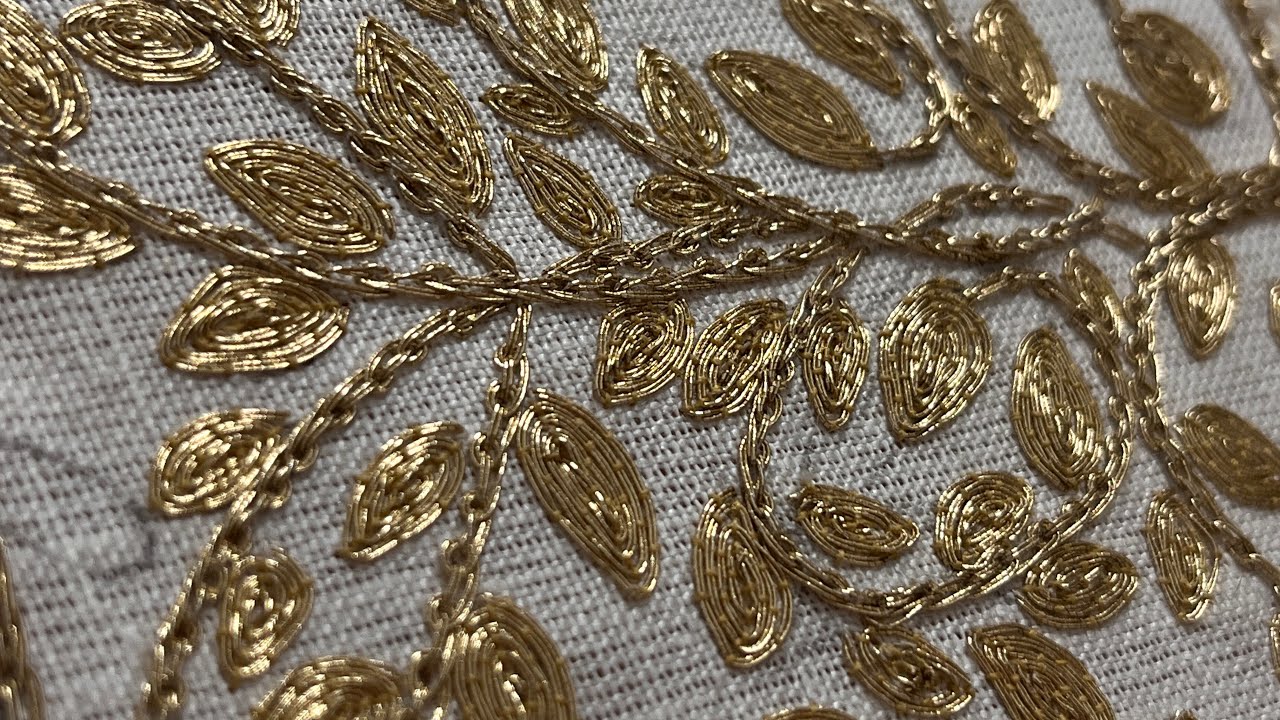 Gold embroidery