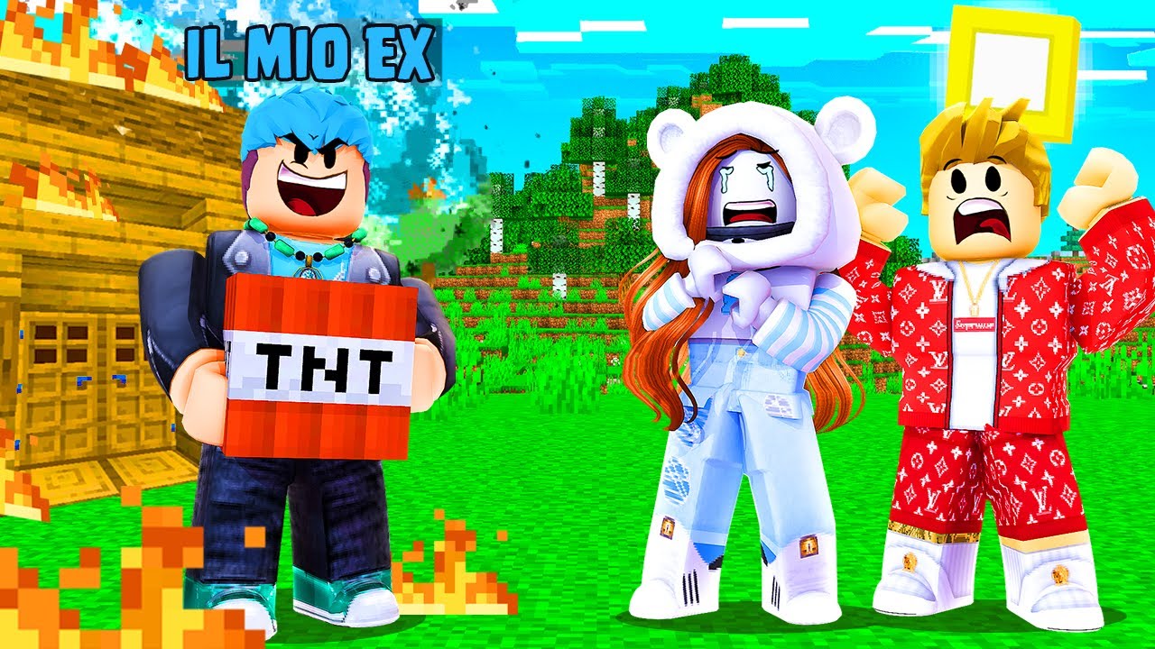 IL MIO EX DI ROBLOX HA DISTRUTTO IL MIO MONDO DI MINECRAFT!