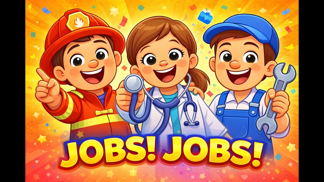 What Does My Family Do? 👨‍👩‍👧‍👦 | Jobs Song for Kids | Episode 1
