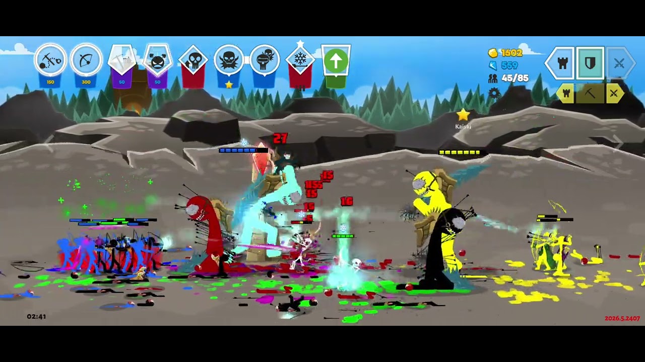 Main stick war saga part 9 * pvp 2 *